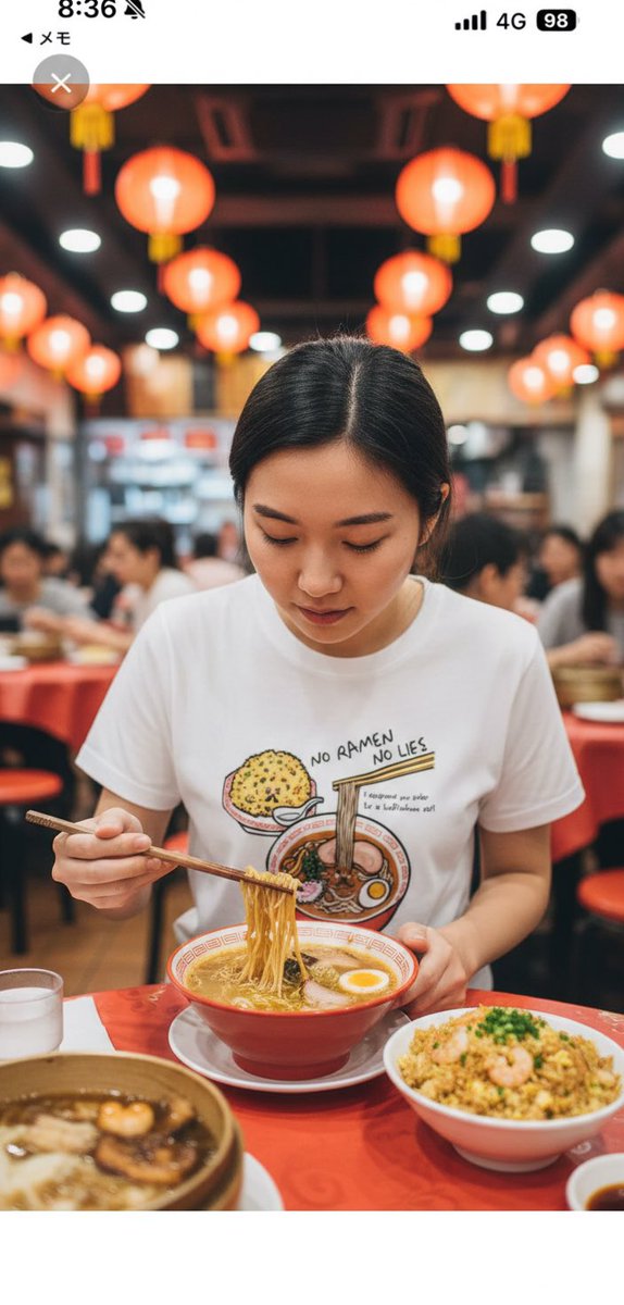 #suzuri さんで発売中🍜
NO RAMEN NO LIFE 半チャンver
suzuri.jp/mincru/1676624…
単品はこちらです💁‍♀️
suzuri.jp/mincru/8712563…
#ラーメン #フード #飯テロ #半チャン
#suzuriで販売中