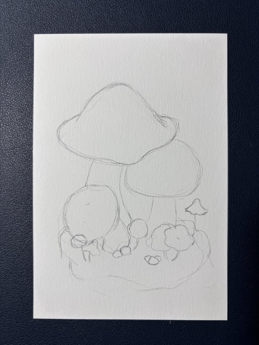 さぁ描くぞぉ
 #ペン画 #ラフ #アナログ