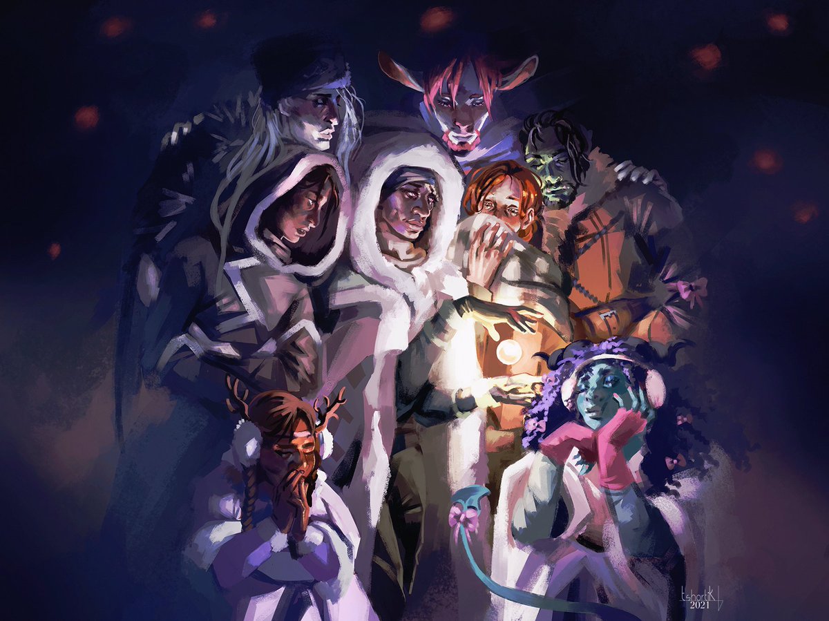 Almost Nine of Them 🌟

#criticalrolefanart #criticalrole #essekthelyss #mightynein