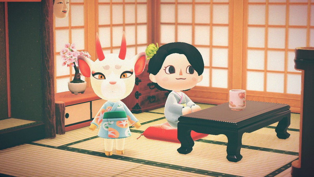 MINGO0801x's tweet photo. 無事に出会えました☺️✨🙏

1枚目パンツ見えててすいません🙇笑

#あつ森 #ジュン #よしの #ちゃちゃまる https://t.co/H78Z5iMwLm