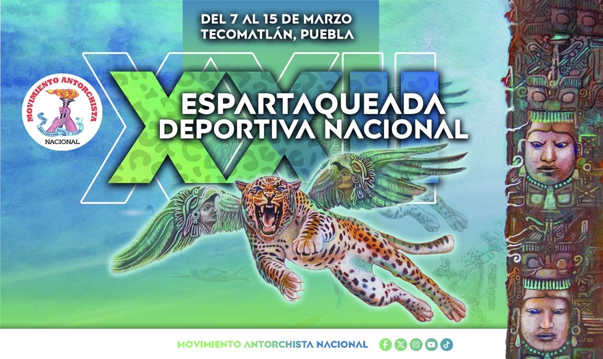 #EspartaqueadaDeportiva2026
Antorcha organiza y une a los jóvenes de diferentes Estados para participar en la disciplina de fútbol, básquet,voleibol demostrando que un pueblo humilde y organizado también es digno de representar a su Estado.