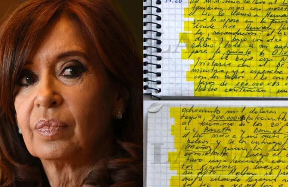 Esos que llaman #CuadernosExtorsivos le van a dar a la chorra condenada Cristina Kirchner, 12 años más en San José 1111 , las pruebas son terminantes . Y lo saben