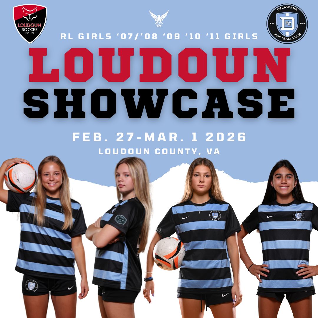 playDEFC's tweet photo. “Weekend plans? ➡️ 𝐂𝐨𝐦𝐩𝐞𝐭𝐞. 

Our ECNL-RL girls high school teams are headed to Virginia this weekend for the Loudoun Soccer Showcase!! We’re excited for our girls to get exposure with top level talent, and to see them compete with the best 🤩💙 https://t.co/pqMoPWA8EY
