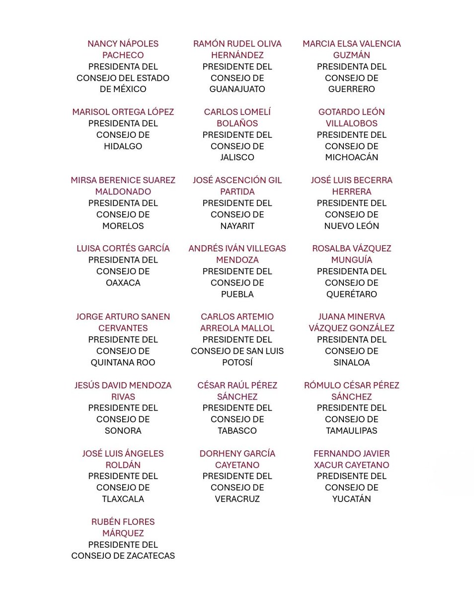 El Consejo Nacional y los Consejos Estatales respaldan la iniciativa de reforma electoral de la Presidenta Claudia Sheinbaum Pardo.