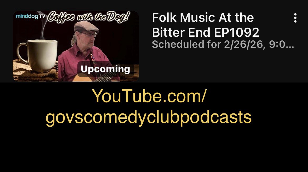 Govs Comedy Club podcasts tweet media