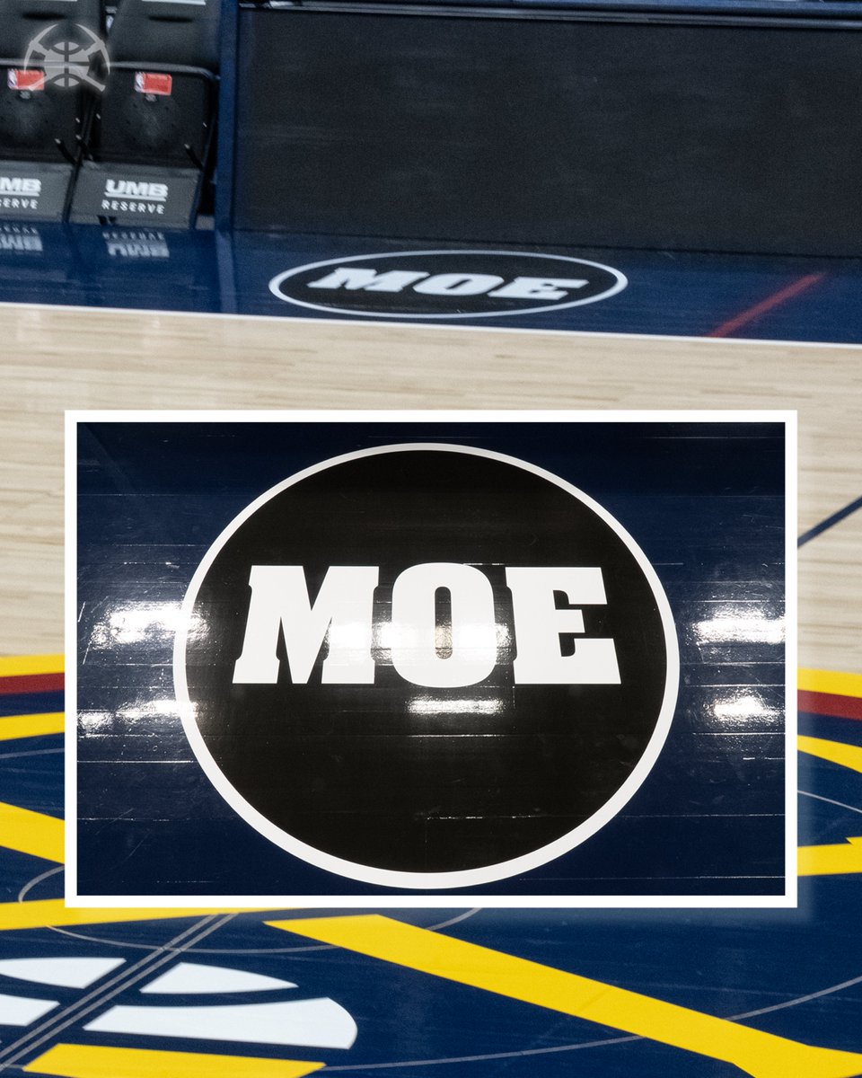 Honoring Coach Moe every time we step on our home floor 💙