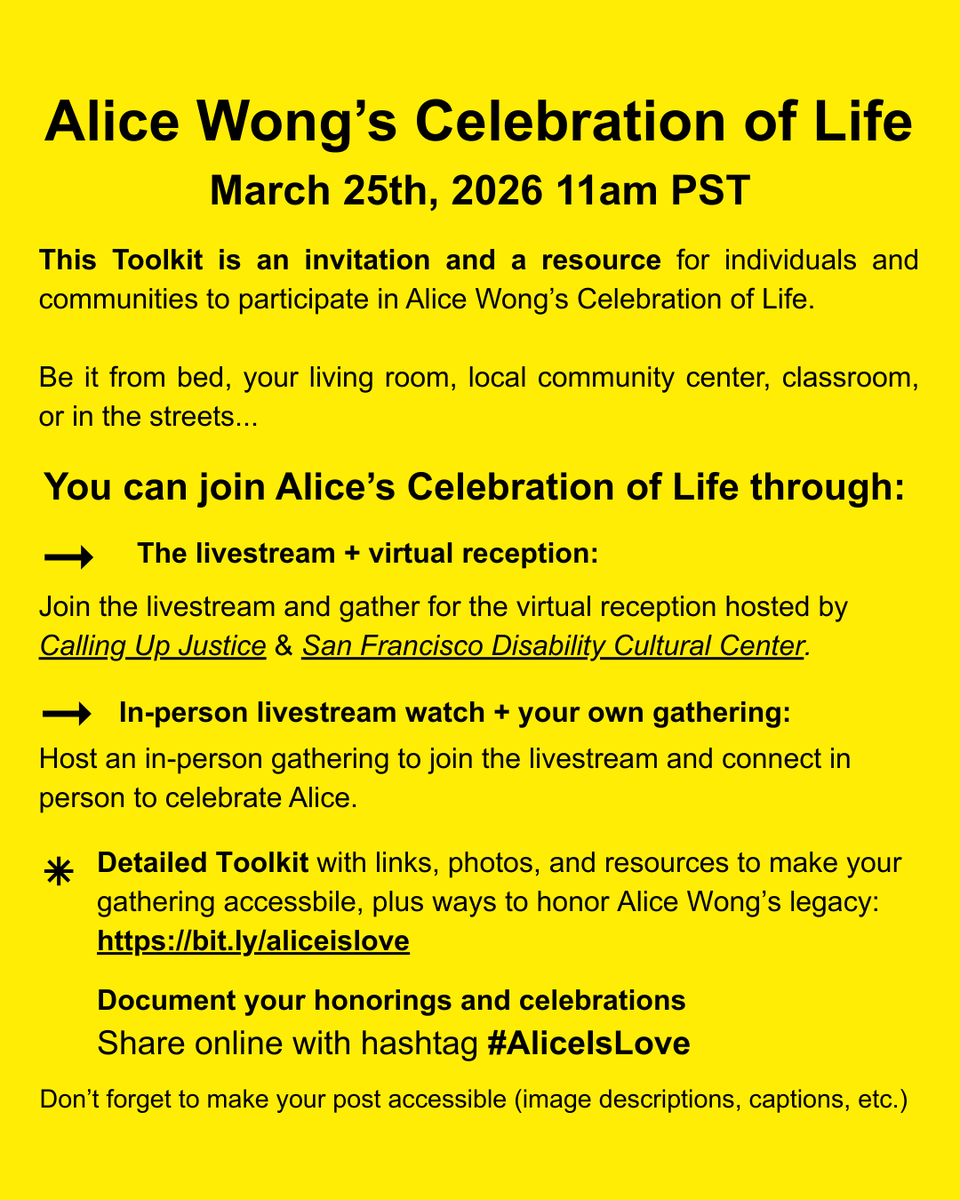 Alice Wong tweet media