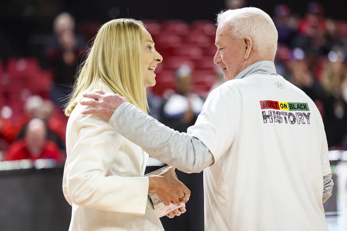 TerpsWBB's tweet photo. Congratulations on an incredible career, Coach Joe McKeown! 

Before today’s game, we honored Coach Joe McKeown for 40 years of leadership, mentorship, and dedication to growing the game and empowering young women. Thank you, Coach McKeown! ❤️ https://t.co/sPqcRuNxLB