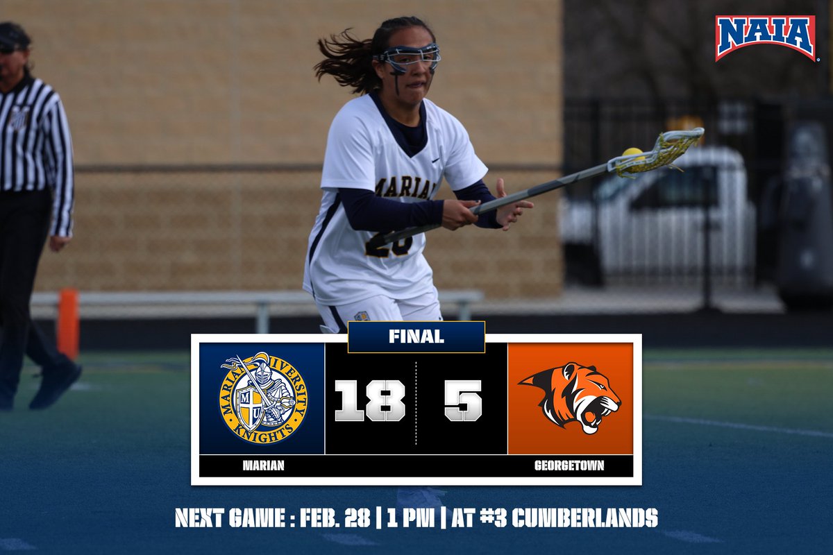 LAX | FINAL

<a href="/MarianULacrosse/">Marian Lacrosse</a> opens up the season with a huge win over (RV) Georgetown