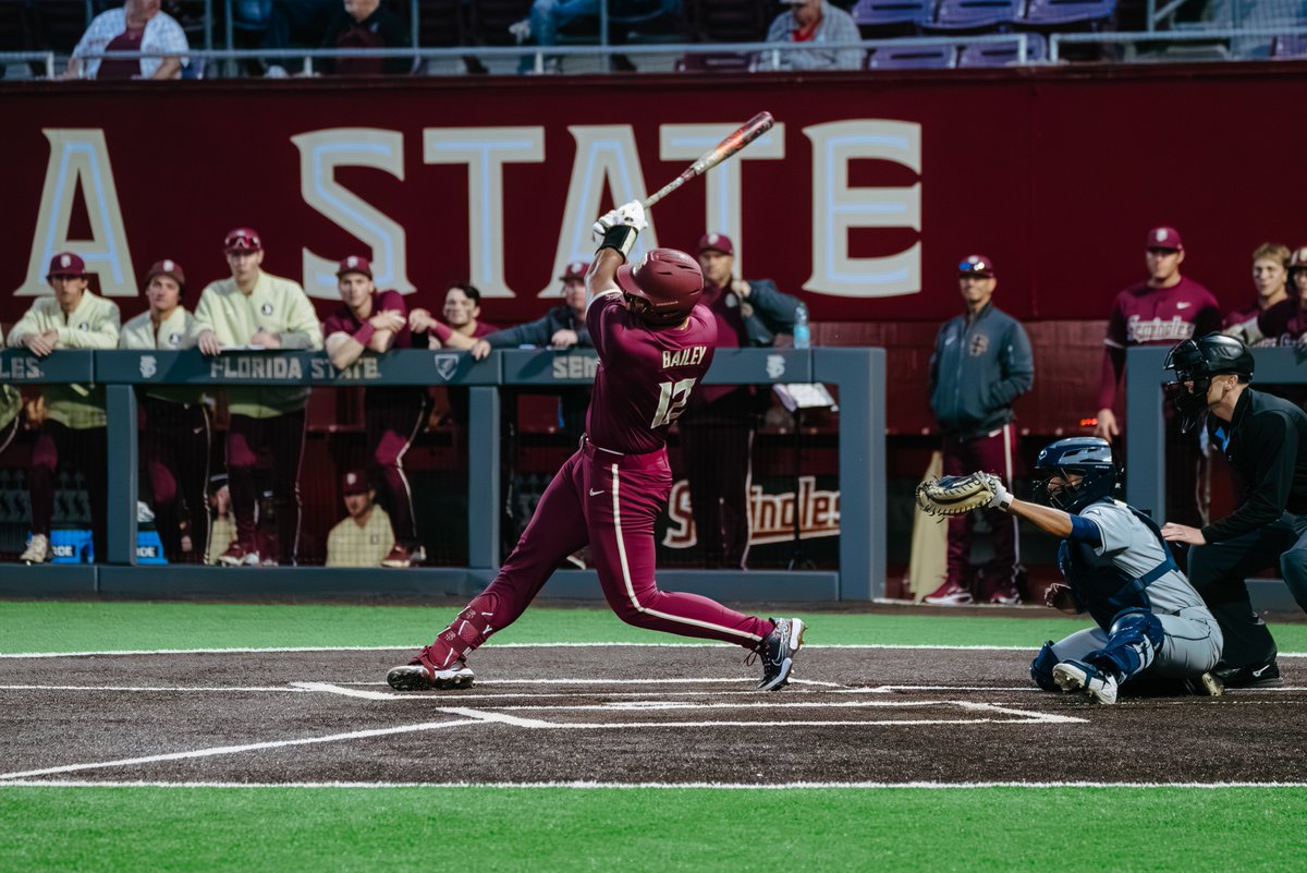 NCAABaseball's tweet photo. MYLES BAILEY.... SHEESH!!

#NCAABaseball x 🎥 ACCNX / @FSUBaseball 

https://t.co/I8Y8Y3eoTI
