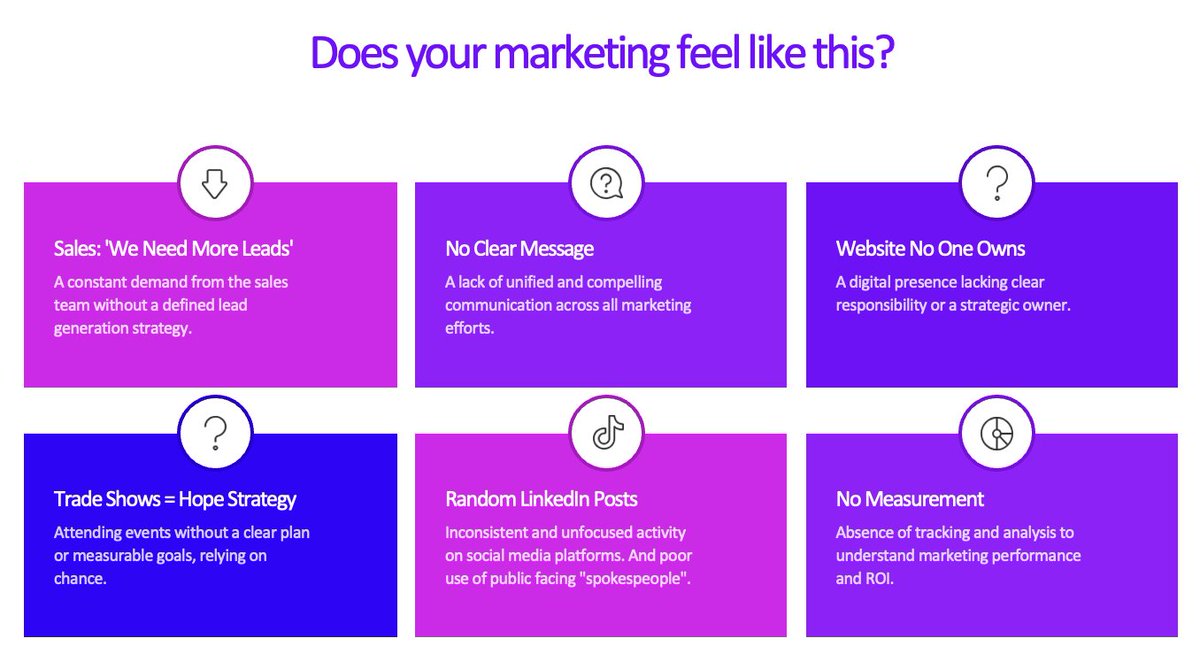 Welcome to the <a href="/ICCWales/">ICCWales</a> for @msc_event #WMS2026 

Get yourself to the Skills Stage for 10am and I’ll show how to shift from marketing chaos → marketing clarity with a simple repeatable framework.

manufacturingexpowales.com