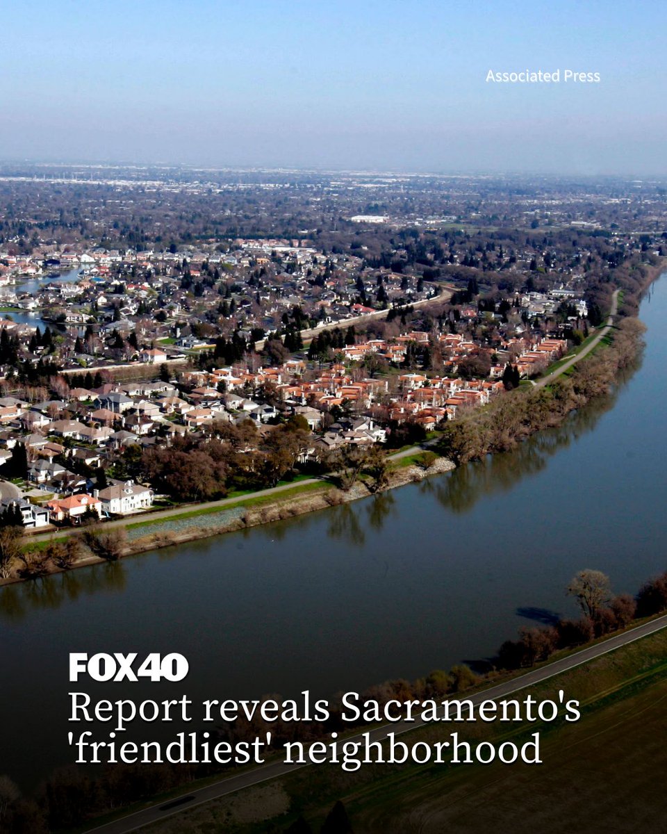 FOX40's tweet photo. Report reveals Sacramento’s "friendliest" neighborhood. Where is it?
https://t.co/5U6eBWQaWF https://t.co/6gsSmtN5GZ
