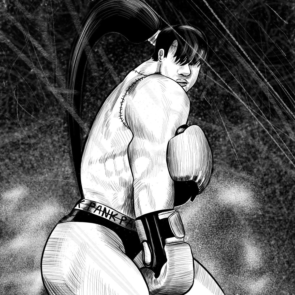 undidcomic's tweet photo. Boxer Shelly 
UNDid undidcomic 
UNDid round 1 and 2 available on kindle/amazon and shorts on webtoons
Catch me live undidcomic on Twitch 
# #blackandwhite #manga #comics #digitalcomics #indiecomics #horrorcomics #actioncomics #timelapsecomic #timelapse #timelapseart #horror https://t.co/QlKAo1y1vW