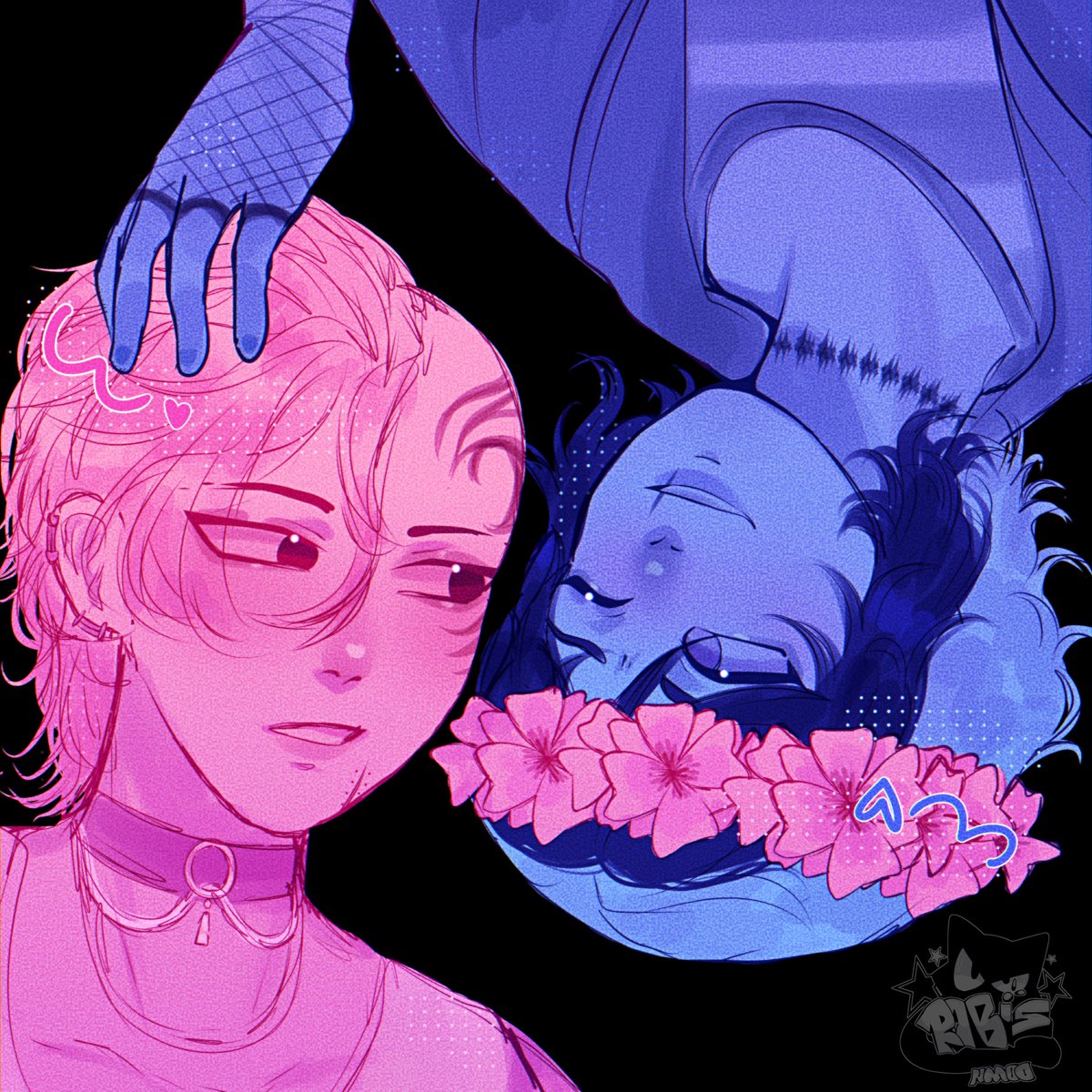 ‧₊˚🖇️✩ ₊˚🎧⊹♡
🩷🦁:𝒀𝒐𝒖 𝒌𝒏𝒐𝒘 𝒘𝒉𝒆𝒓𝒆 𝒕𝒐 𝒇𝒊𝒏𝒅 𝒎𝒆

💙💤:𝑨𝒏𝒅 𝑰 𝒌𝒏𝒐𝒘 𝒘𝒉𝒆𝒓𝒆 𝒕𝒐 𝒍𝒐𝒐𝒌
           ‧₊˚🖇️✩ ₊˚🎧⊹♡

#yumetwt #Ocxcanon #TokyoRevengers #comission