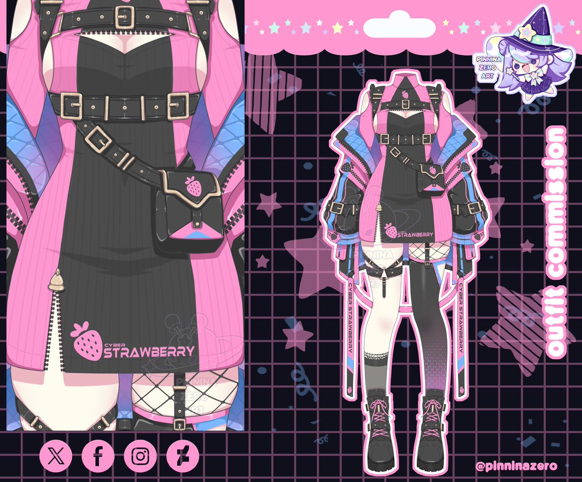 Strawberry glitch: sweetness under attack @/EuphoriaPlays 🍓🐮🩷
#VGenComm #Commission #vgen