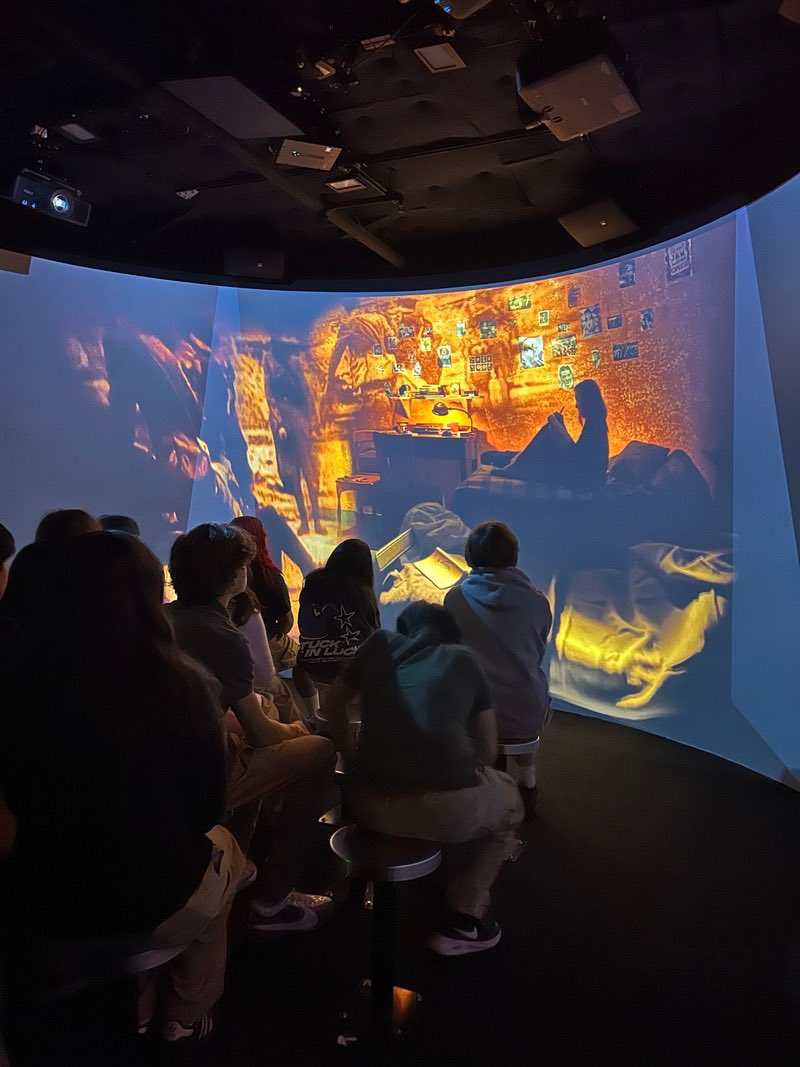 Mrs. Senigram’s 8th graders went to the Museum of Tolerance today to tour the Anne Frank exhibit! They learned about segregation in California, &amp; made the connection between the segregation of the Jews during the Holocaust to what happened to Mexican Americans in California.