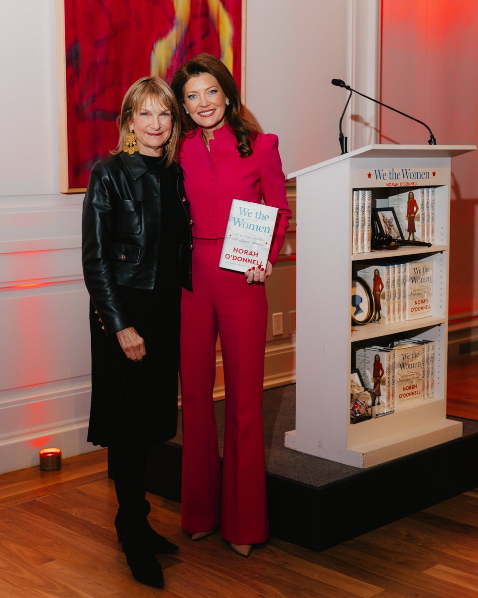 .<a href="/NorahODonnell/">Norah O'Donnell 🇺🇸</a>’s new book, We the Women, celebrates extraordinary women whose stories have shaped American history. 📖✨ <a href="/NorahODonnell/">Norah O'Donnell 🇺🇸</a> tells the stories of heroines who have fought for equal rights in all areas of life and made incredible contributions to our nation’s history.
