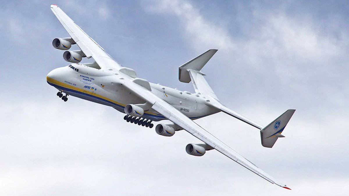 Plane of the Day: AN-225.
Only 2 in existence and 1 is in a boneyard as a parts plane. Perhaps on the edge of Super Heavy like the Airbus 380. Landed at Kandahar once... FODed out the runway so bad it was henceforth banned.