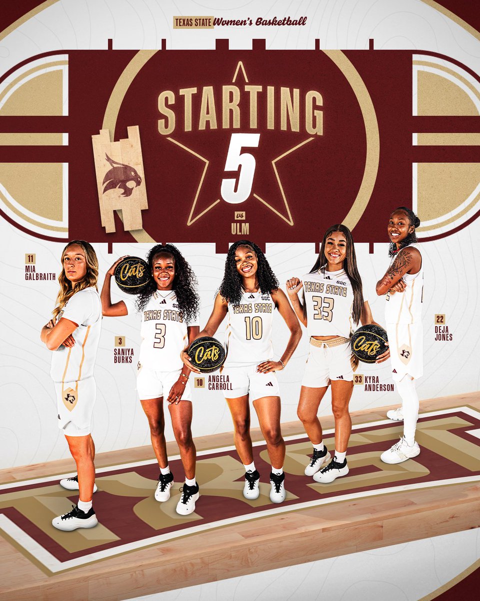 Starting five tonight!

Tune in on ESPN+