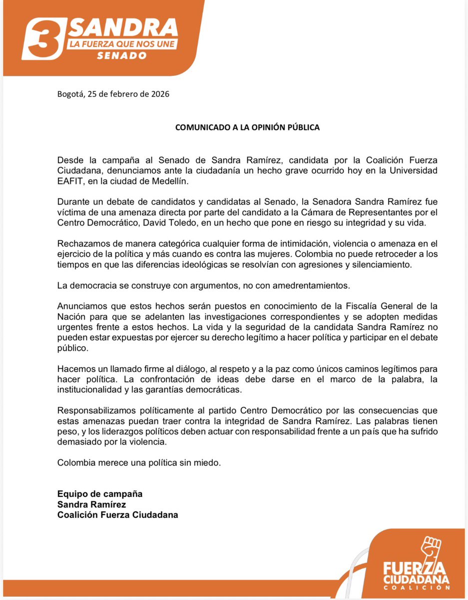 Sandra Ramírez tweet media