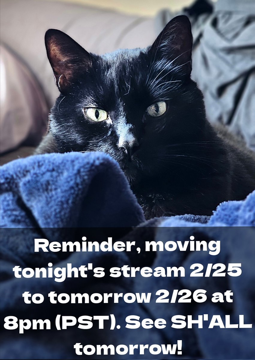 See sha'll tomorrow instead of this evening. ❤️