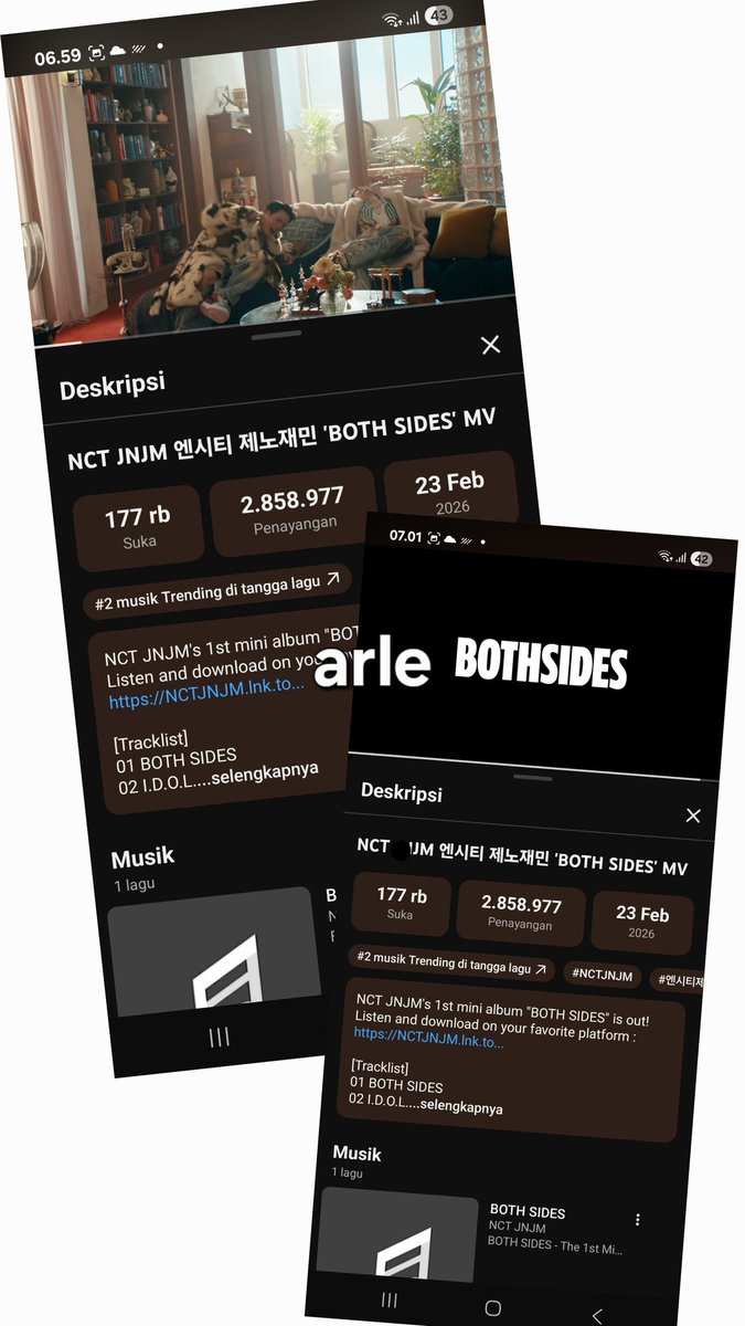 🗂 NCT JNJM BOTH SIDES STREAMING PARTY 🔍

Rule #1: DON’T BREAK YOUR CHAIN

Tag; <a href="/backburnecrs/">૮ ᪲.ᐟ 🎀🐾 ciᧉl</a> <a href="/nanaraaa04/">naraa</a> <a href="/Panpanda98_/">el🐼</a>

🖇 youtu.be/QWFIz75ad6I?si…
🎬 NCT JNJM ERA BEGINS
which one is your best side?

#TeamJJ_Streaming
#JNJM_BOTHSIDES
#NCTJNJM_데뷔팬_할사람