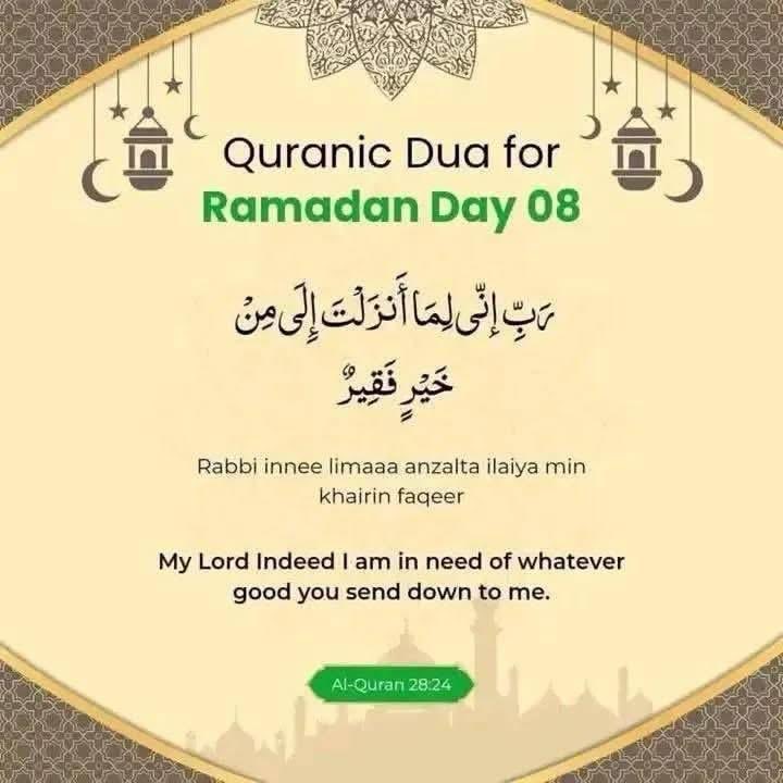 Rabbi Innee Imaaa Anzalta  Ilaiya Minn Khayrin  Faqeer 🙌

#Ramadhan1447H