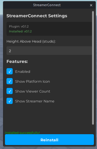 Going live to continue work on the amazing StreamerConnect Plugin for <a href="/Roblox/">Roblox</a>!