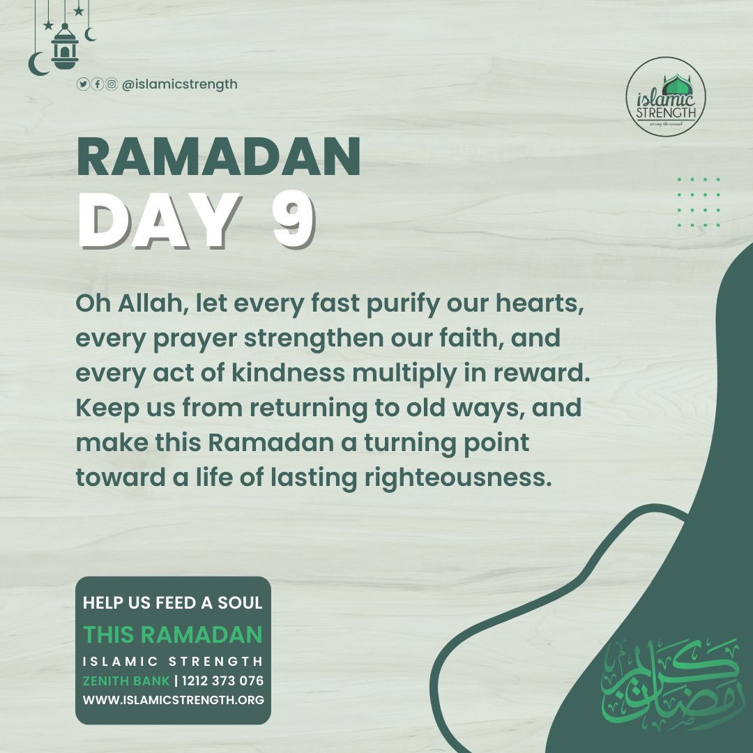 #Ramadan Day 9