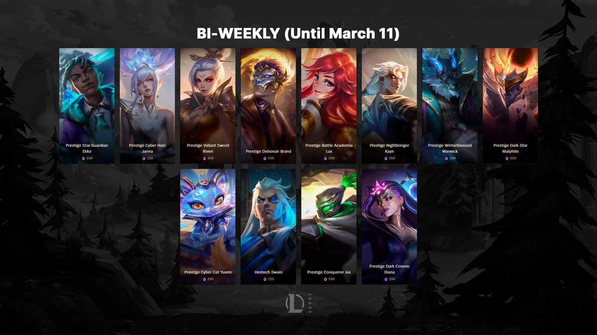 New rotations for the Mythic Shop Out Now