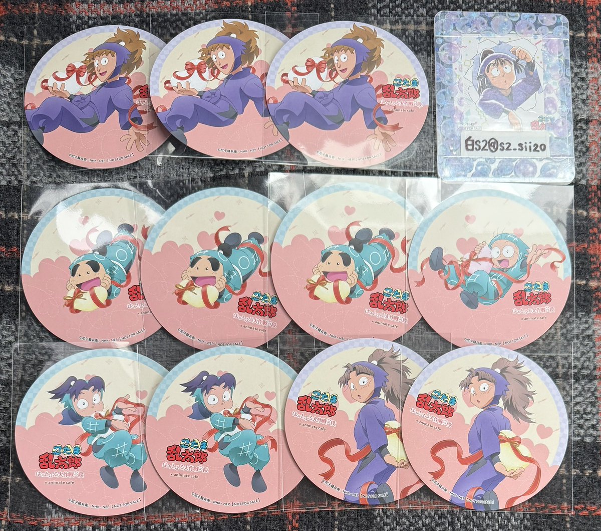 【交換】忍たま乱太郎 アニメイトカフェ アニカフェ はぁとふる大作戦の段 コースター

譲→不破、しんべヱ、乱太郎、きり丸、☆竹谷

求→尾浜

☆は1:1での交換。無印はご不快で無ければ、1:当方2提供可能です。名古屋での手渡しまたは郵送交換希望です。お気軽にお声がけください。
