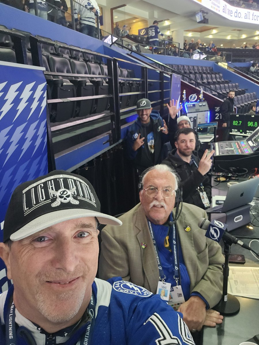Back in the house after the Olympic break!  Maple Leafs are in town.  Looking for win number 38! Let's rock this place!! Best job ever! #GoBolts <a href="/GregWolfTBL/">Greg Wolf</a> <a href="/TBLightning/">Tampa Bay Lightning</a> <a href="/phteven02/">Stephen Frey</a>