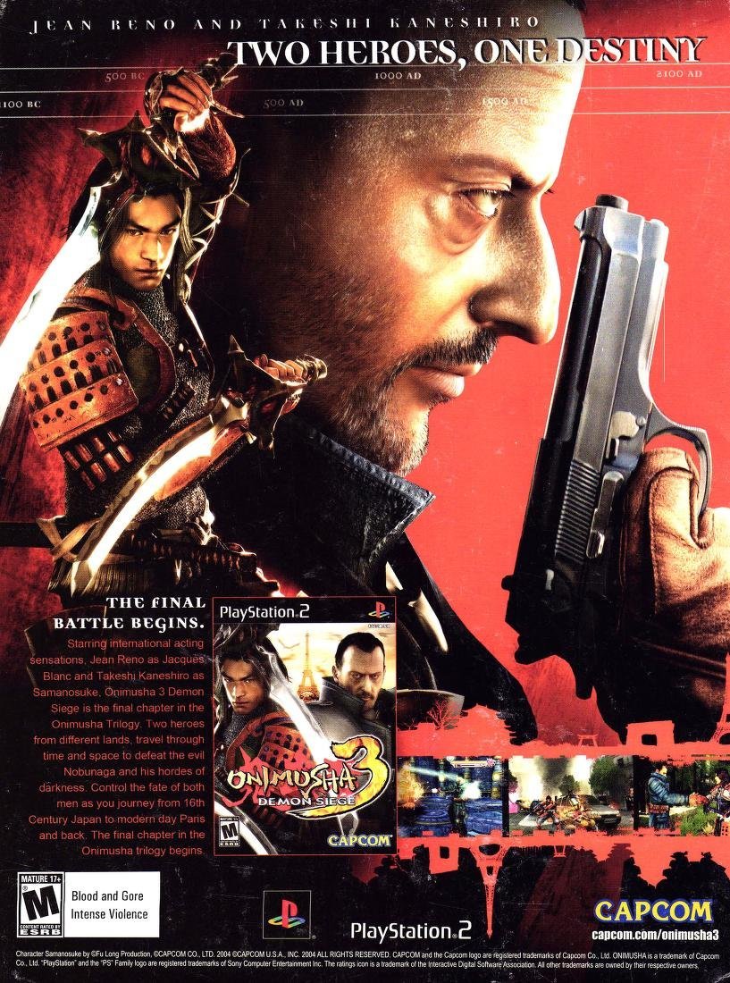 RetroGamerArt's tweet photo. Onimusha 3: Demon Siege (2004)
22 years old today ❤️ https://t.co/lAGuDtiGcU