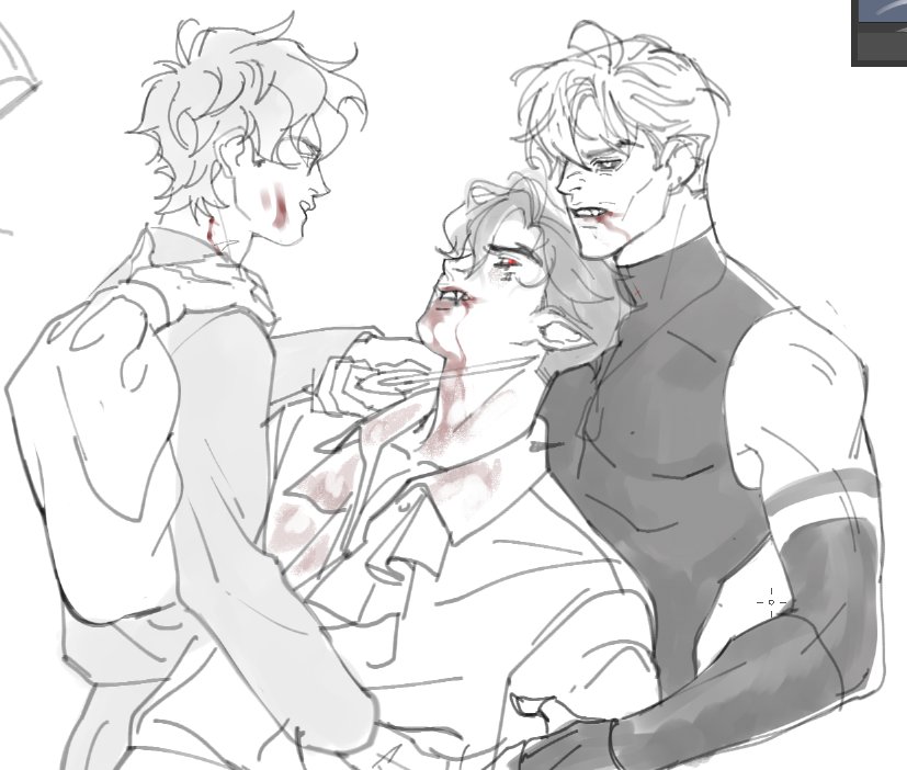 Vampire  x Human x Werewolf Hunter
#aftg