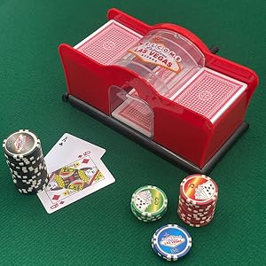 LVA_Tweet's tweet photo. Question of the Day- Why Is a Shuffling Machine Better for the Basic Strategy Player? https://t.co/1gt9v7CK8l #lva #qod #lasvegas #gambling #gamblingstrategy #autoshuffle #shufflemachine https://t.co/xLMUYhVFAc