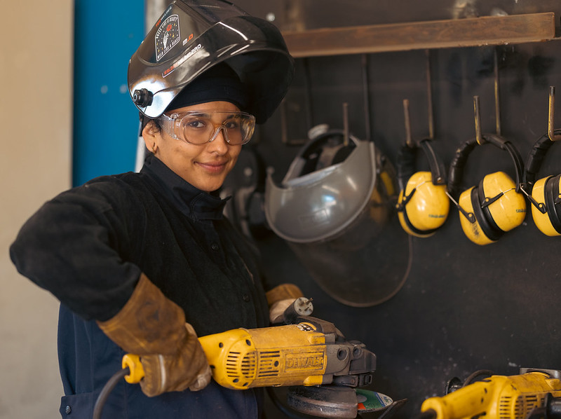 SDCCEEDU's tweet image. In honor of CTE Month, we’re spotlighting SDCCE’s Welding program! ⚡🛠️  

Students learn professional welding techniques, work on real-world projects, and gain the skills needed for high-demand careers.   

Learn more: sdcce.edu/academics/skil…  

#SDCCE #Welding