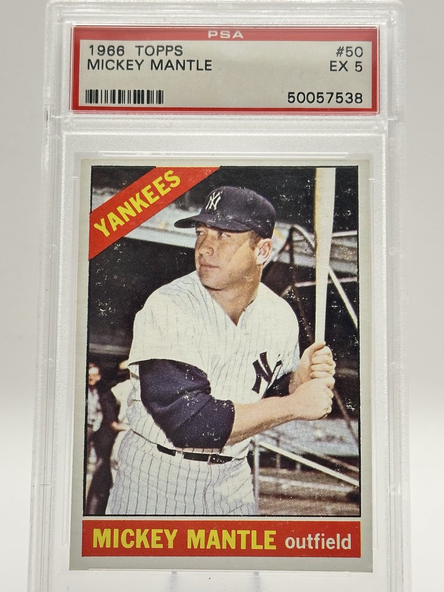 greer_dan's tweet photo. 1966 Topps Mickey Mantle PSA 5
$450 Shipped https://t.co/dhtMGZsyFg