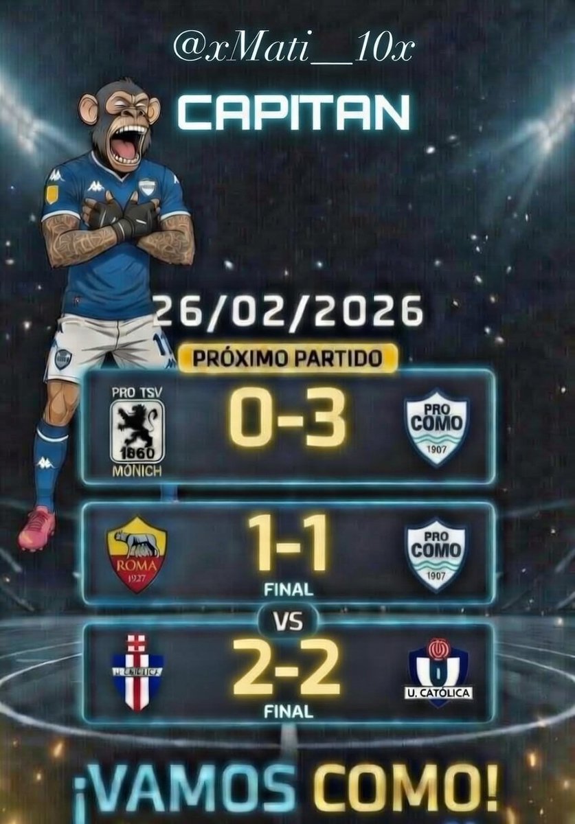 Pro COMO 1907 tweet media