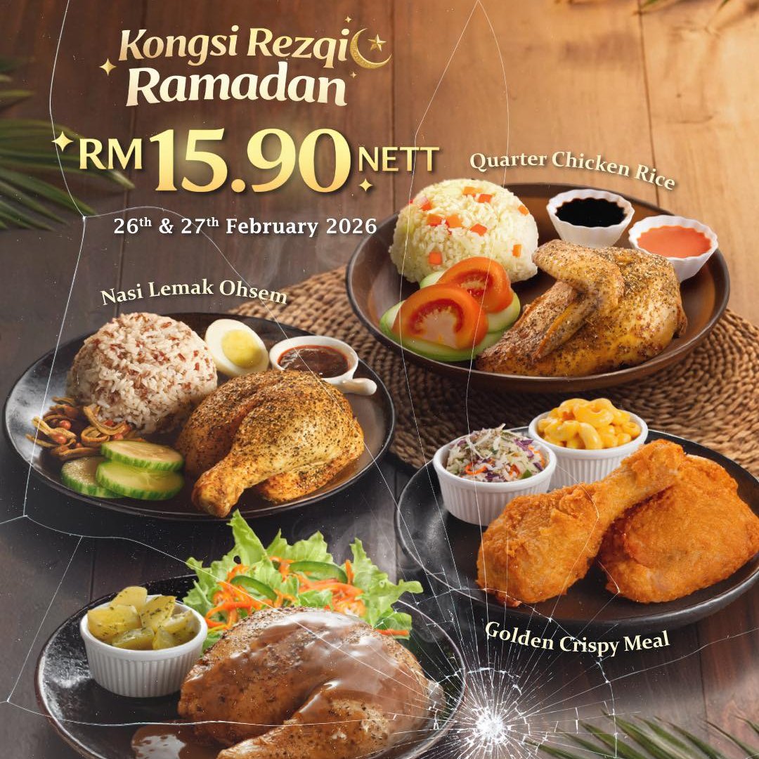 syioknya's tweet photo. Kenny Rogers ROASTERS RM15.90 Meals:
👉 https://t.co/84kbufmFmy

*****
Shopee 3.3 Sale:
👉 https://t.co/BBBCG9jVpo https://t.co/S28YLkBOkC