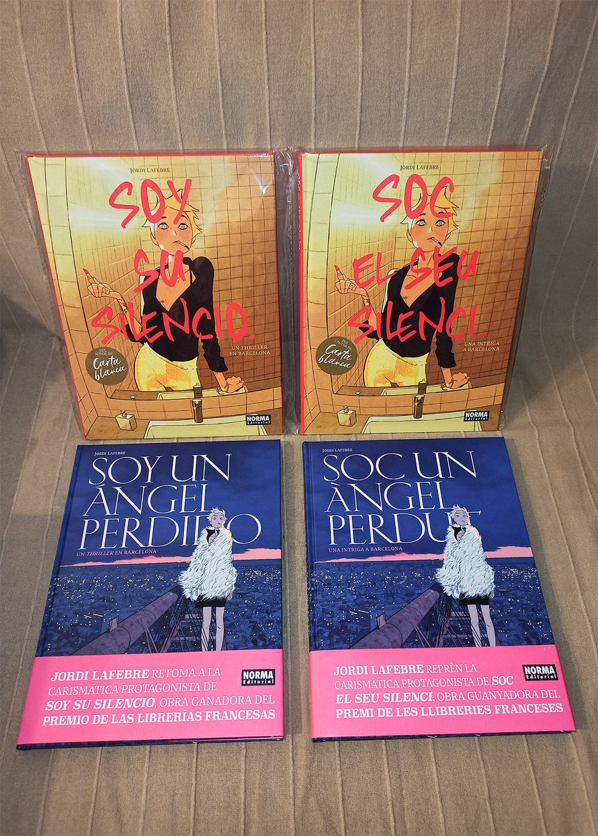 Cirlell's tweet photo. Soy un ángel perdido (Esp)
Soc un àngel perdut  (Cat)

Nueva novela gráfica de la mano de @jordilafebre y publicado por @NormaEditorial que continúa con otra historia de Eva Rojas tras "Soy su silencio". 👏

#soyunangelperdido #socunangelperdut https://t.co/8ELlIWJam9