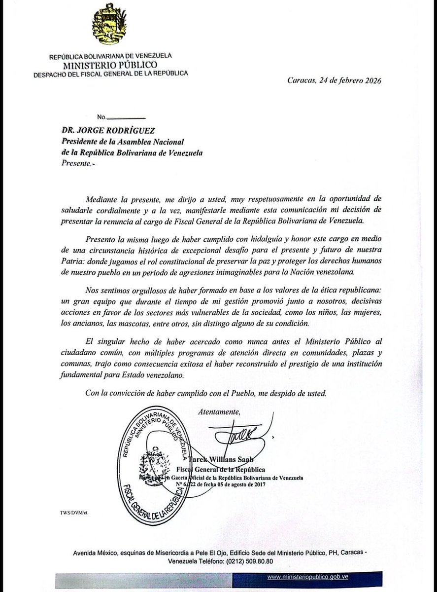 Ministerio Público venezolano tweet media