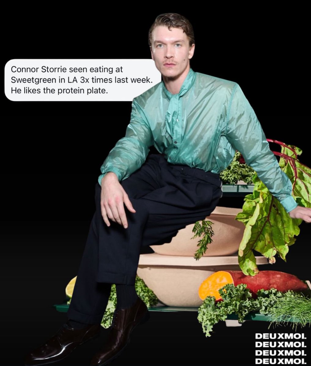 BREAKING NEWS: Connor Storrie loves Sweetgreen.