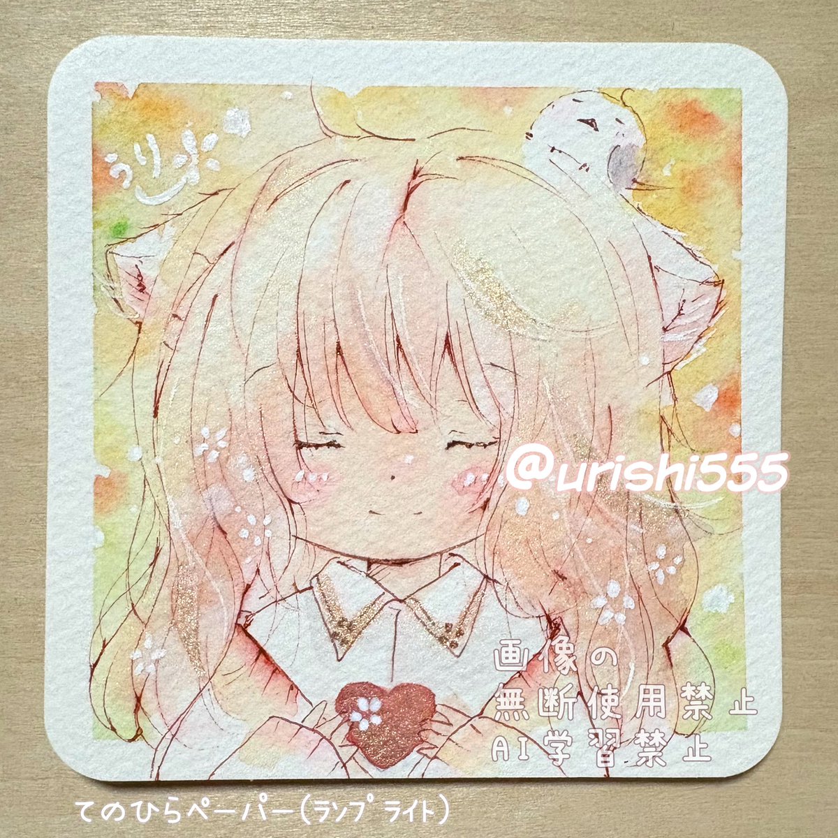 アナログイラスト展 #川崎文具店 🌟サインカード(原画チャ