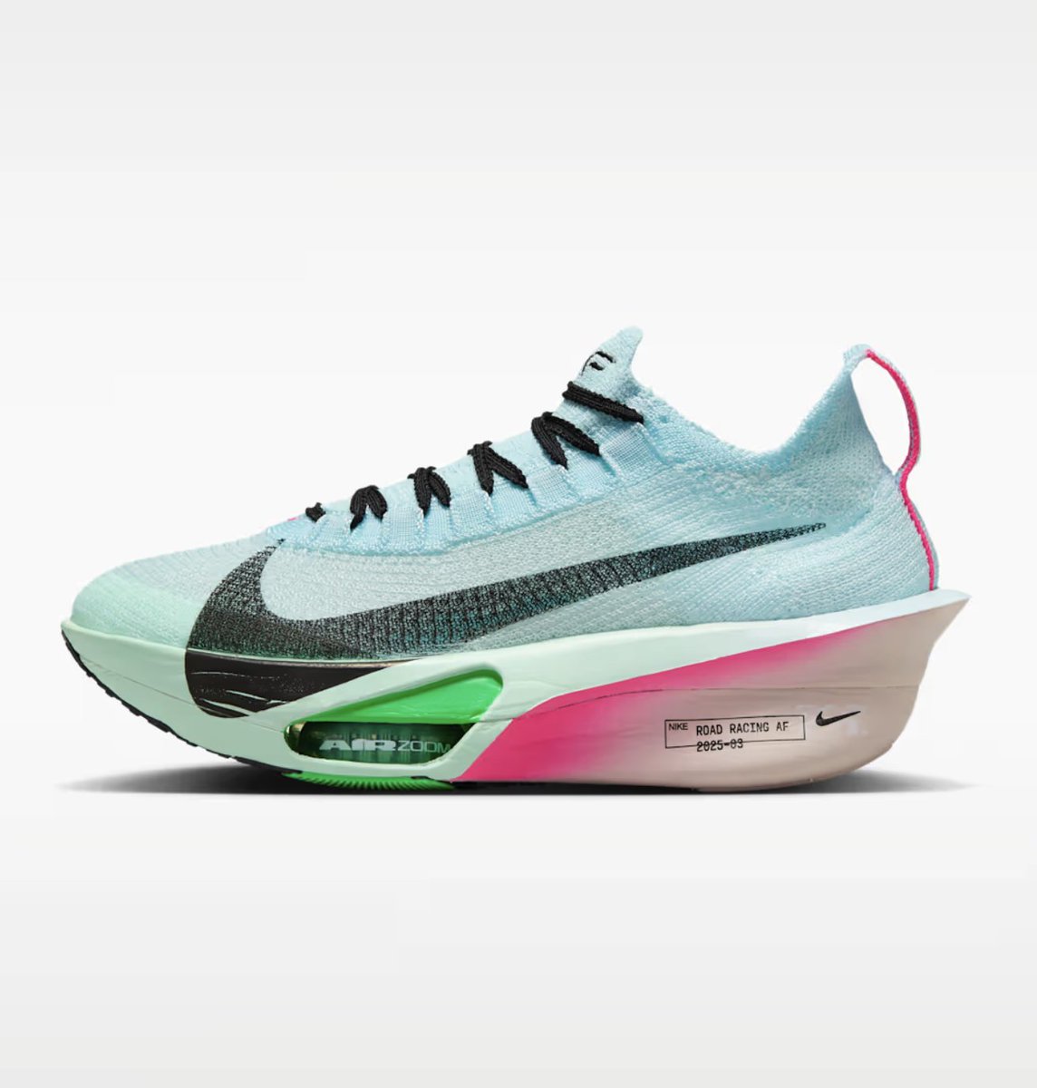 Ad: Women's Nike Alphafly 3 'Glacier Blue/Mint Foam' on sale for