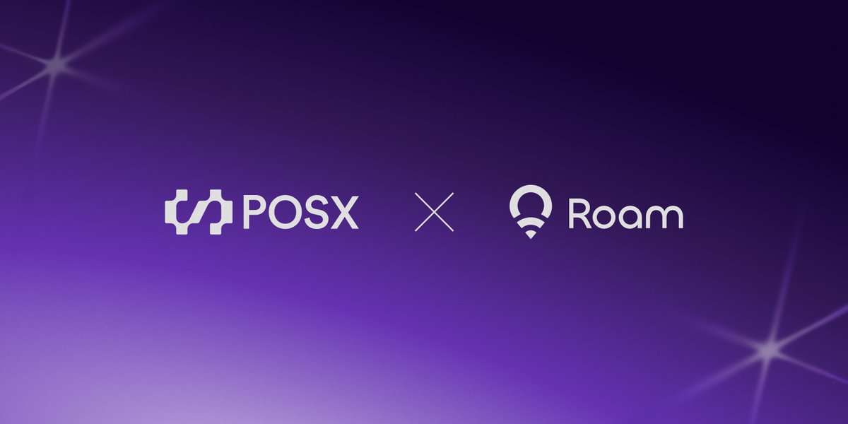 POSX × Roam Partnership Announcement

We are excited to announce a strategic partnership with @WeRoam, an open wireless network offering millions of global WiFi hotspots and seamless eSIM services.

This partnership aims to remove connectivity friction from the shopping