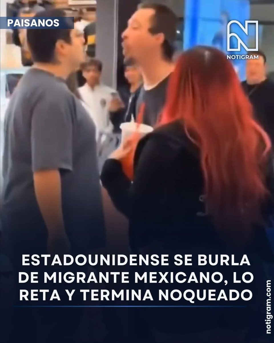 Lo retó a p3le4r, lo provocó… y terminó en el suelo. El video ya es viral. 😱 Aquí la nota:
notigram.com/internacional/…