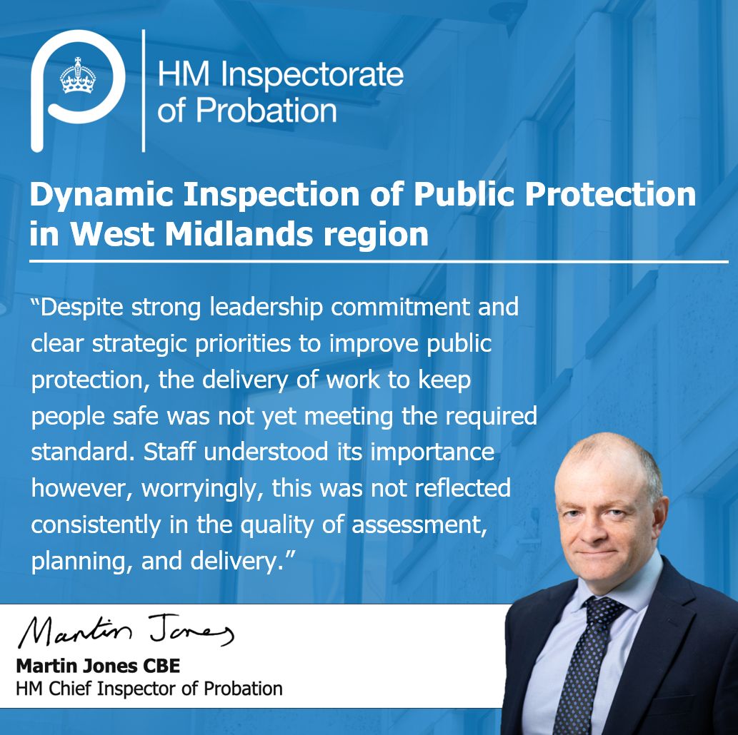 HM Inspectorate of Probation tweet media