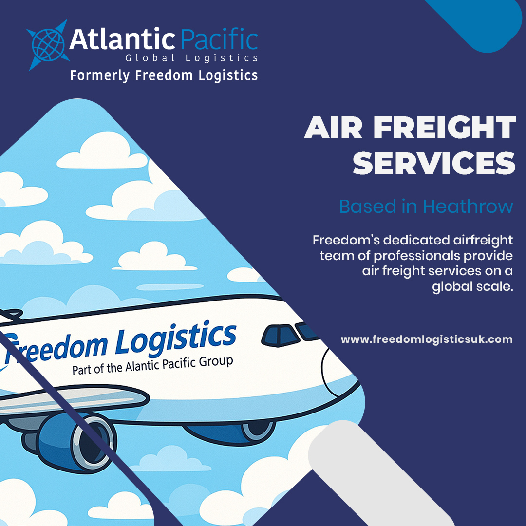Freedom's business activities have now been transferred to Atlantic Pacific Global Logistics - providing air freight solutions for over 25 years.
freedomlogisticsuk.com
#airfreight  #logistics  #FreedomLogistics  #AtlanticPacific