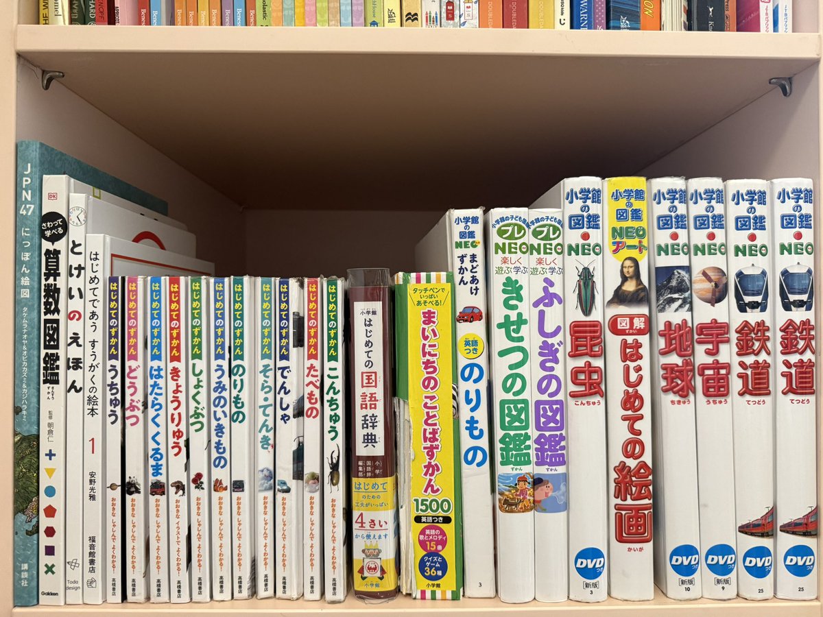 各図鑑の大きさや分厚さがとても参考になる🙏🏻