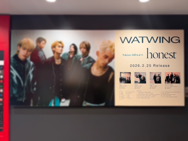 WATWING】 ／ 2/25Release‼️ 「#honest」 4階にて展開中📣 ＼ 対象